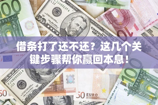 北京借条打了还不还？这几个关键步骤帮你赢回本息！
