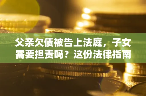 北京父亲欠债被告上法庭，子女需要担责吗？这份法律指南必须看完
