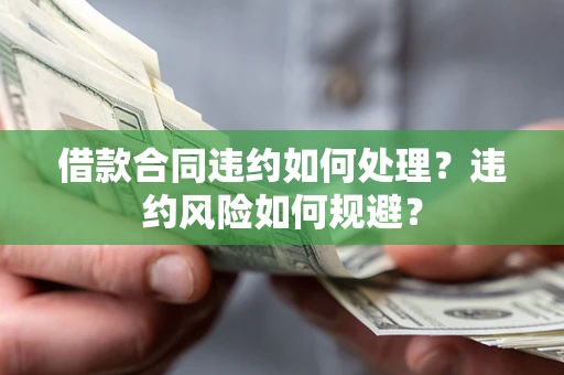 北京借款合同违约如何处理？违约风险如何规避？