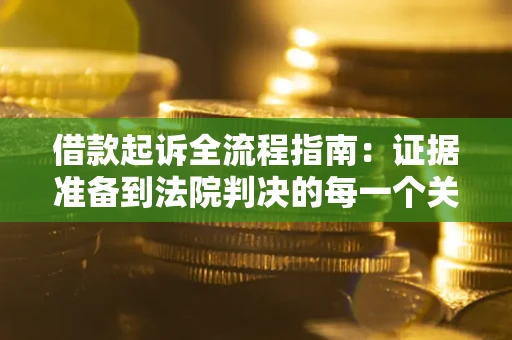 北京借款起诉全流程指南：证据准备到法院判决的每一个关键步骤